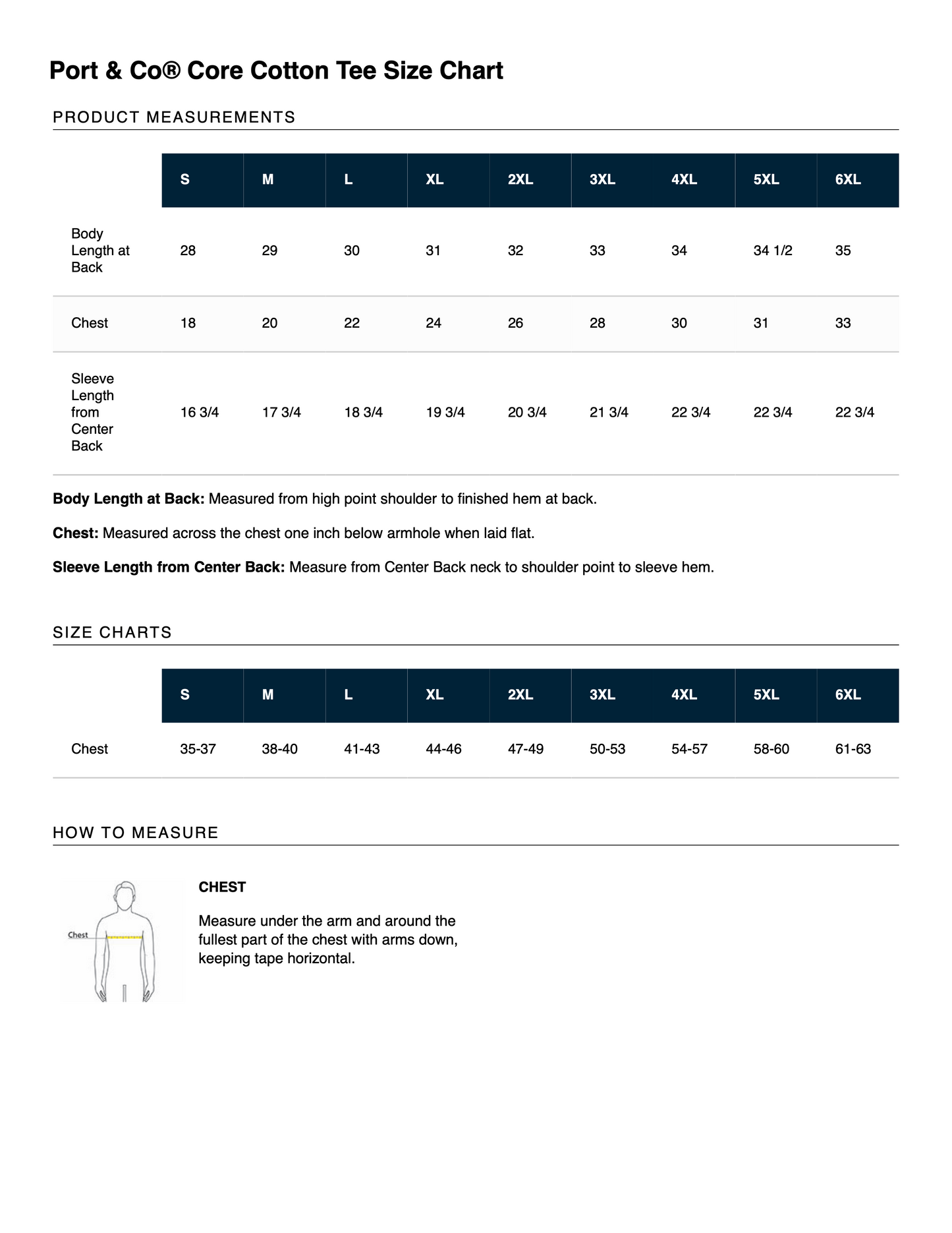 Port & Co® Core Cotton Tee w/ Full Eagle